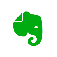 Evernote appikon, et grønt elefanthode