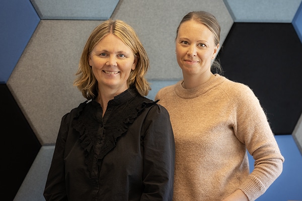 Nina Merete Vik Christensen, avdelingsleder for PP-tjenesten i Sandefjord, og Tone Holmelin, som inntil nylig har jobbet som PP-rådgiver i kommunen med både syn- og hørselsaker.