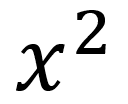 Visuell potens; x^2