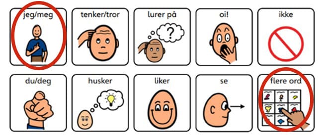 eksempler på spørreord