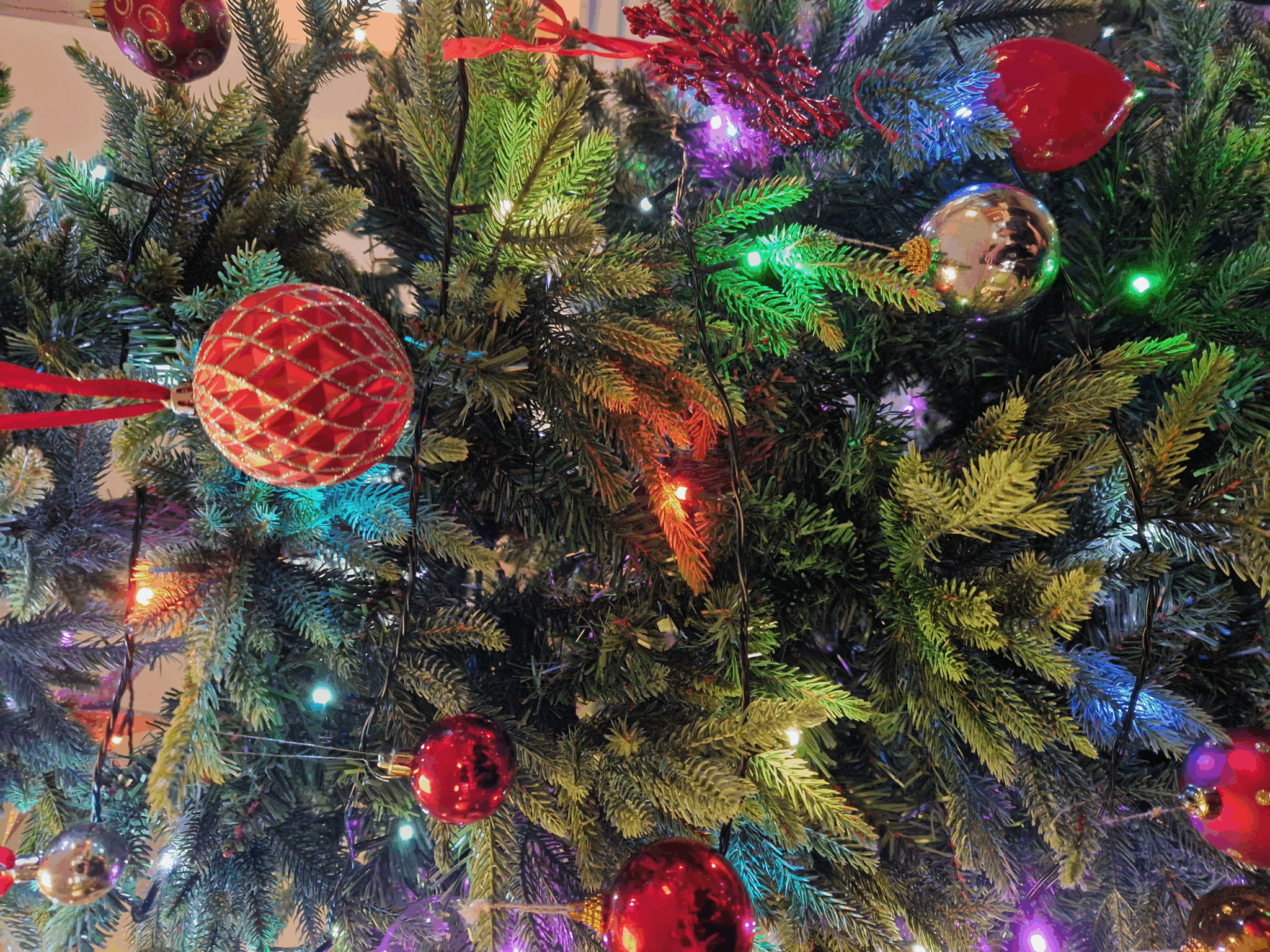 Pyntet juletre