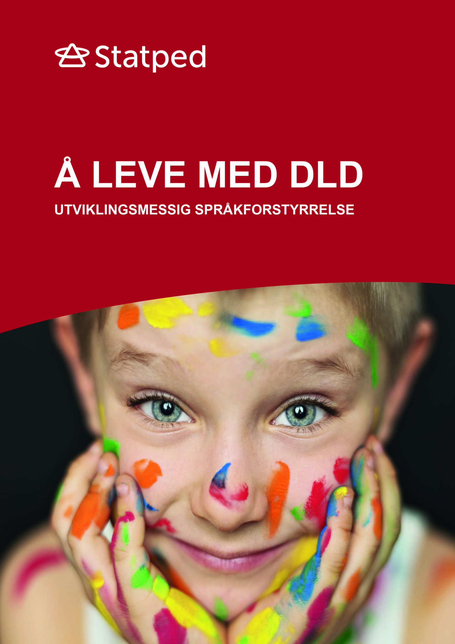 Fprsidebilde av Å leve med DLD bilde av en gutt med maling i ansikte