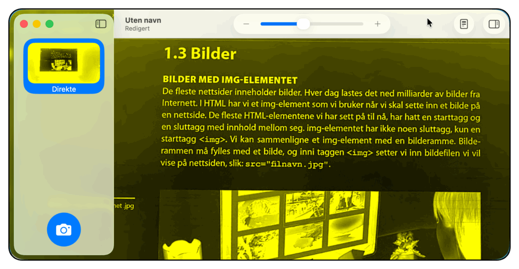 Bytt filter for å tilpasse visningen