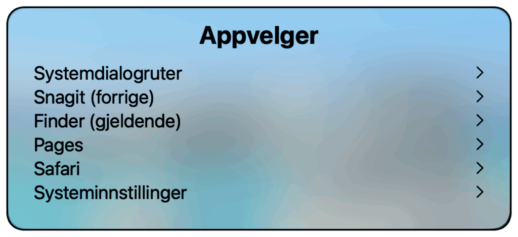 Appvelger