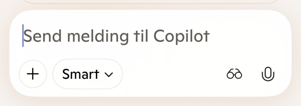 CoPilot meny i app