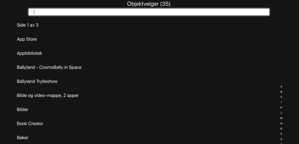 Objektvelgeren