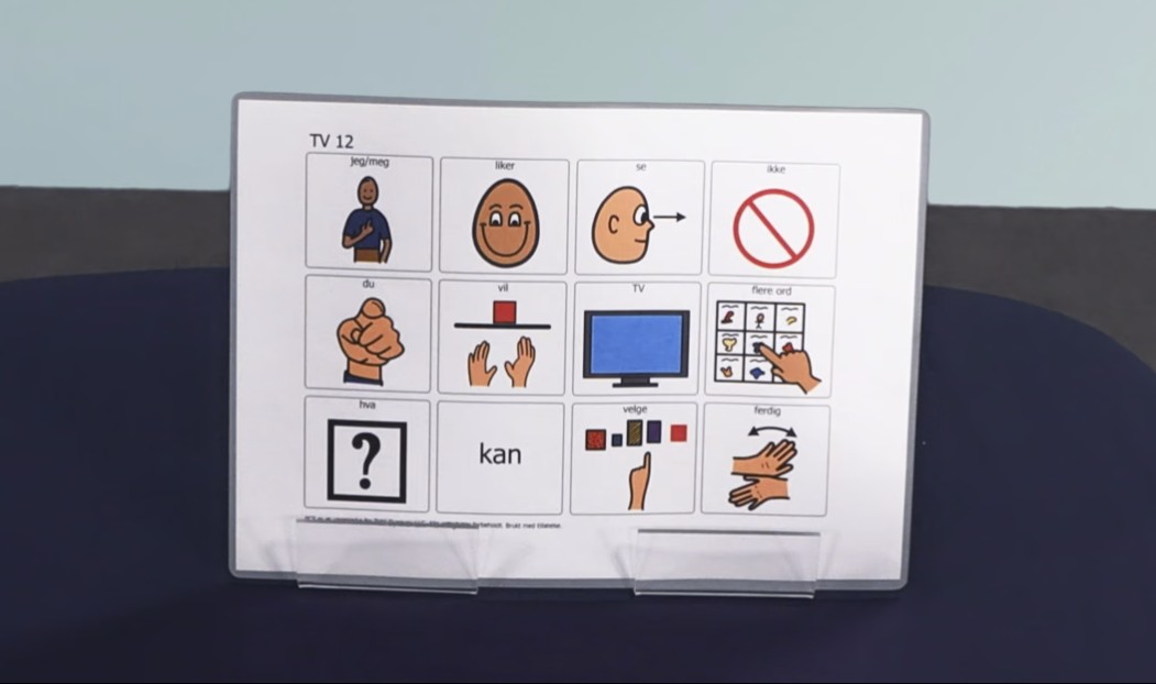 bilde viser en tematavle