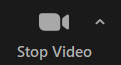Knappen Stop Video på kontrollpanelet