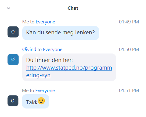 Chat-tråden