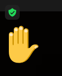 Rekk opp hånda-symbol