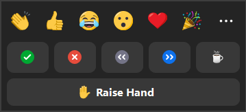 Menyen for å velge emojier