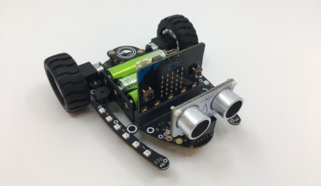 Roboten Bit:bot XL med ultralydsensor.