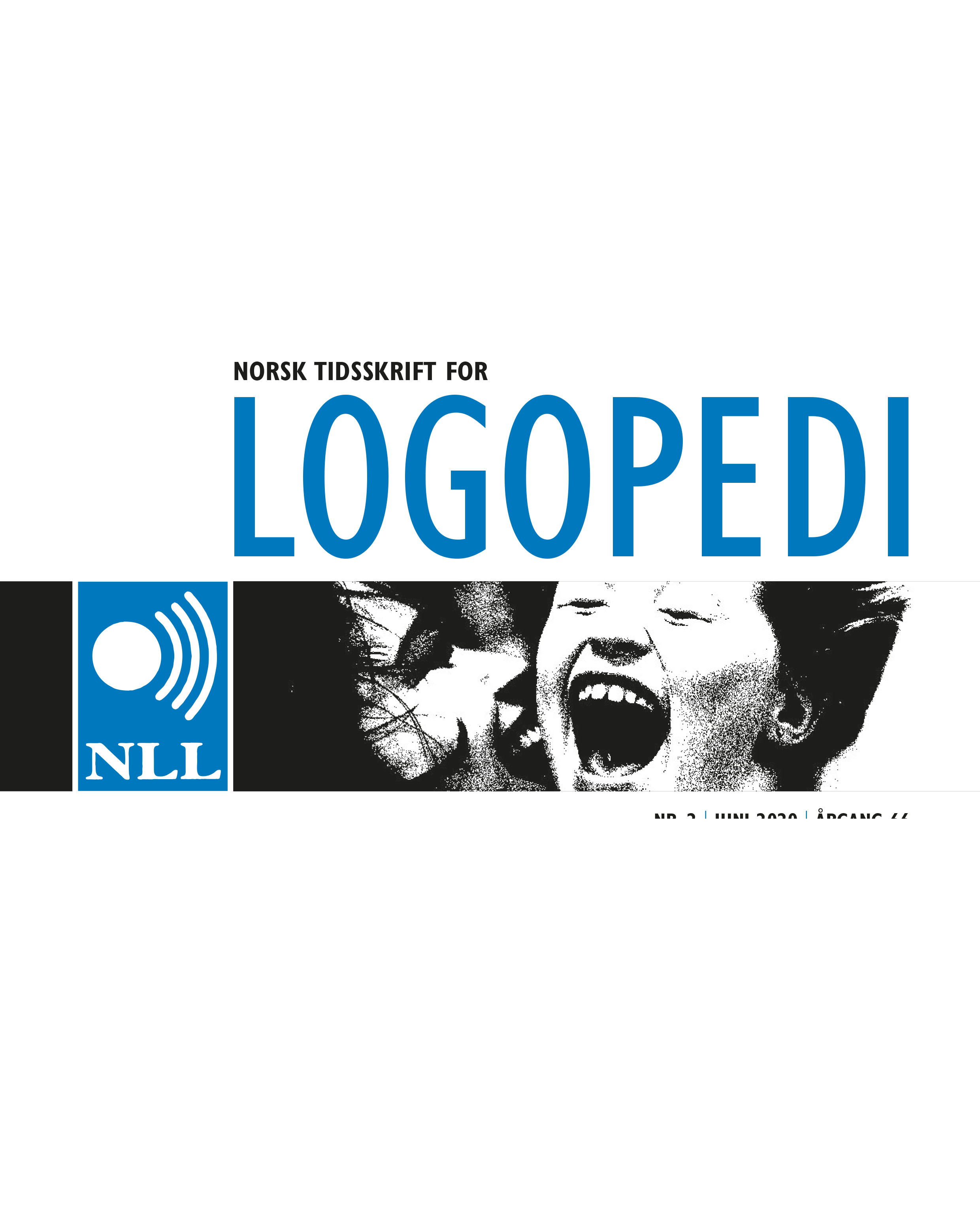 Forsidebilde av Norsk tidsskrift for logopedi