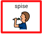 Bilde: Symbol for å spise