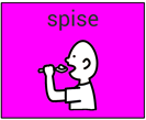 Bilde: Symbol for å spise.