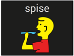 Bilde: Symbol for å spise