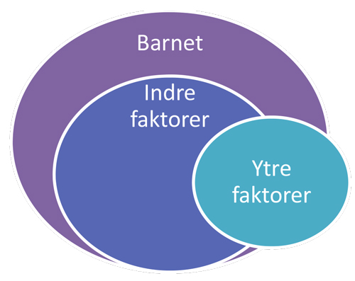 Mølmen: Faktorer av betydning for livskvalitet; Barnet - indre faktorer - ytre faktorer