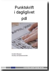 Forside Punktskrift i dagliglivet pdf