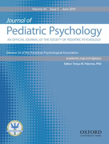Bilde av forsiden til Journal of Pediatric Psychology