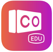 CoSpaces Edu appikon med en VR-brille