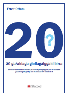 Forside 20 gažaldaga giellagálggaid birra