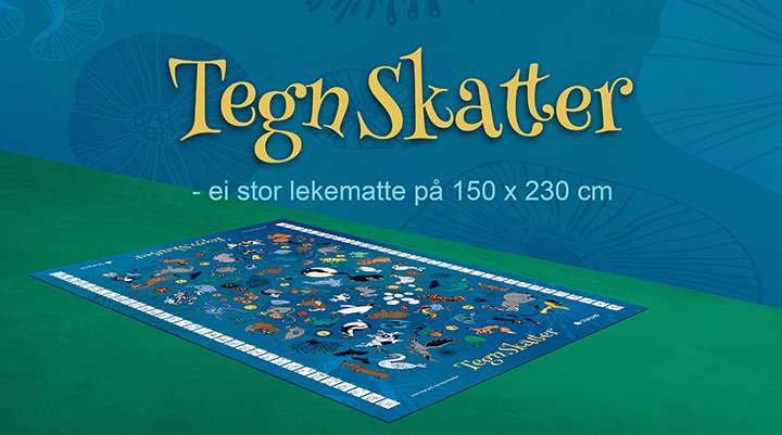 Produktbilde tegnskatter, matta