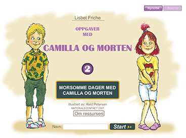 skjermdump viser Camilla og Morten
