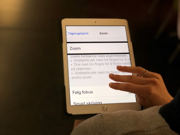 Opplæring i mobil og nettbrett for synshemmede | statped.no
