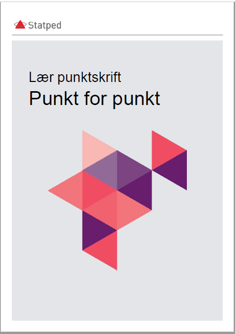 Forside med tittelen Lær punktskrift. Punkt for punkt