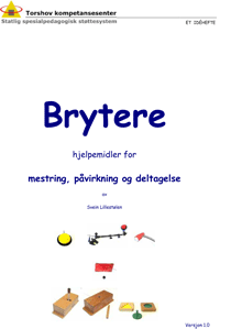 Omslaget til "Brytere"